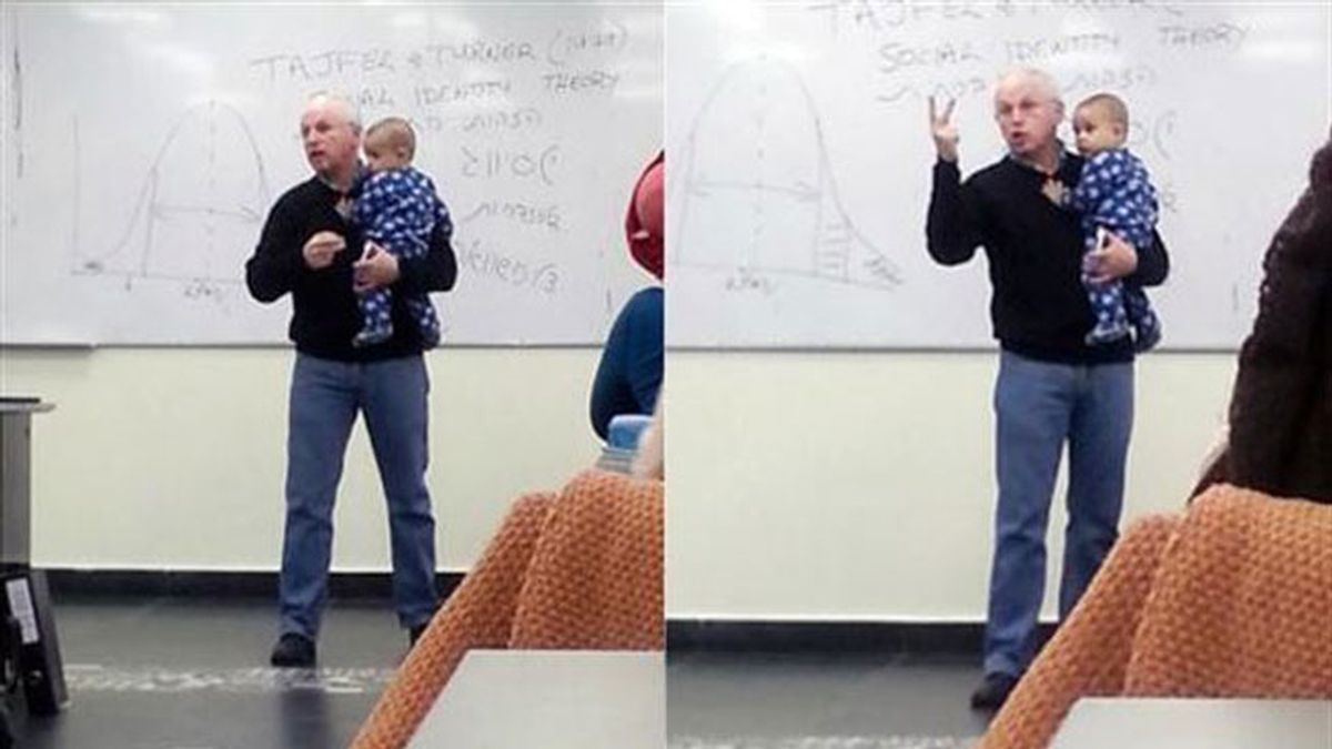 La reacción de un profesor con el hijo de una estudiante causa furor en las redes