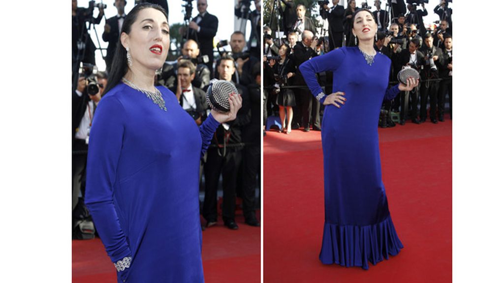 Rossy de Palma, de azul en la alfombra roja