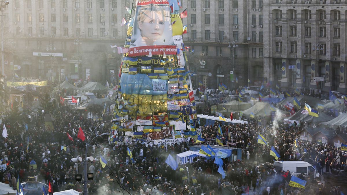 Nueva jornada de protestas en Ucrania