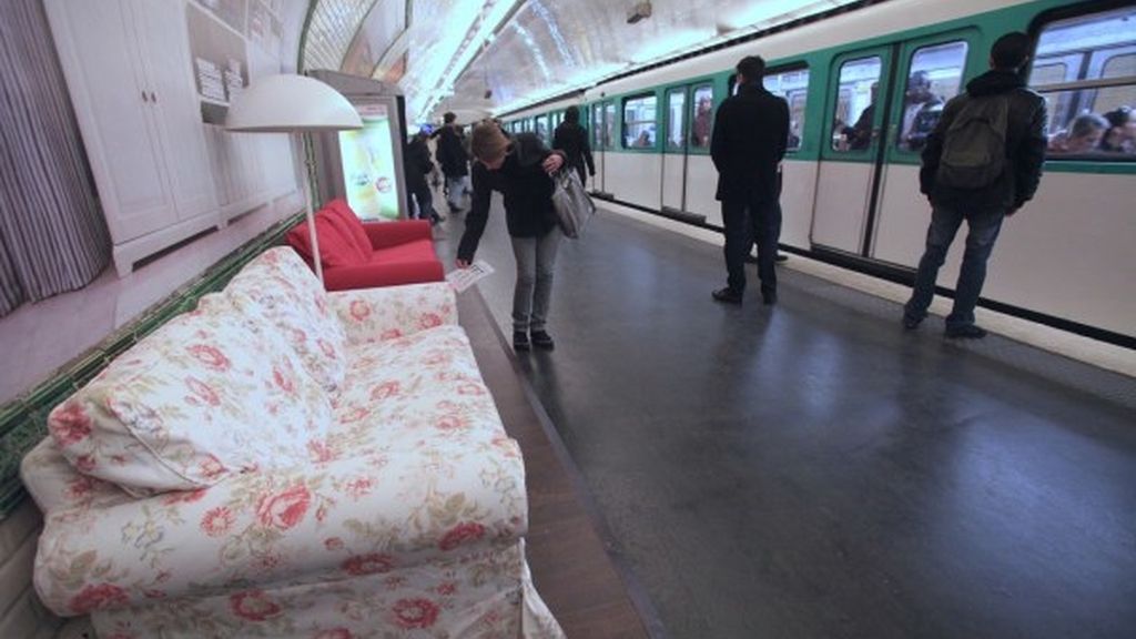 Ikea decora... el metro de París