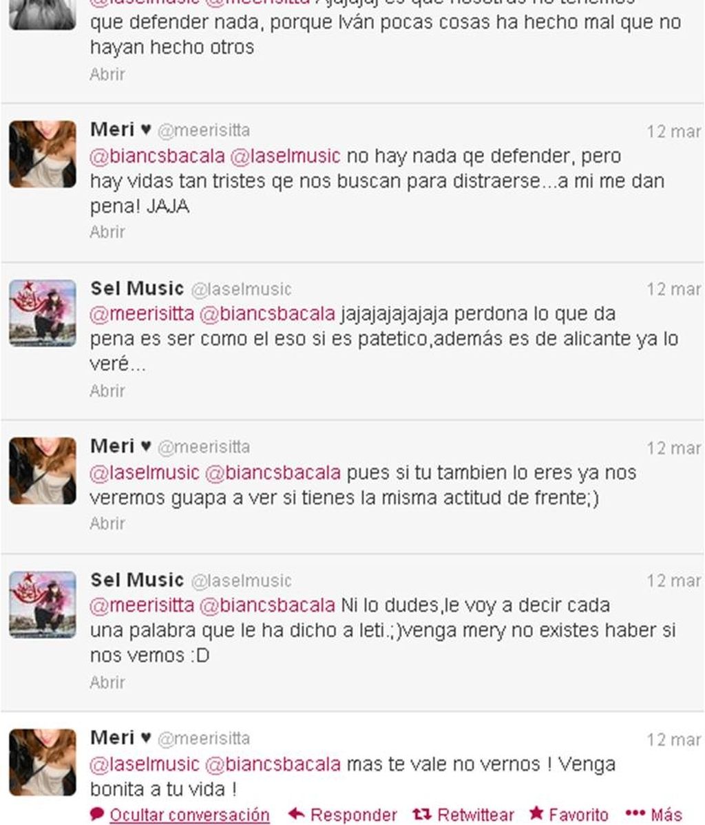 Meri-sí-existe sube el tono en Twitter