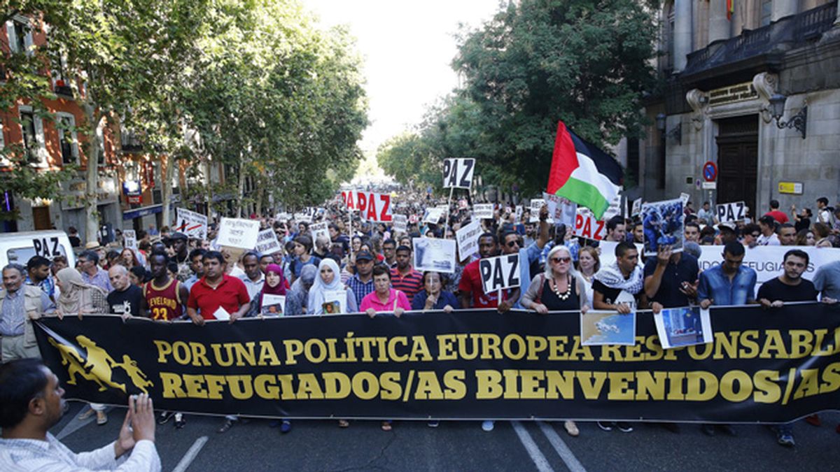 Marcha refugiados Madrid