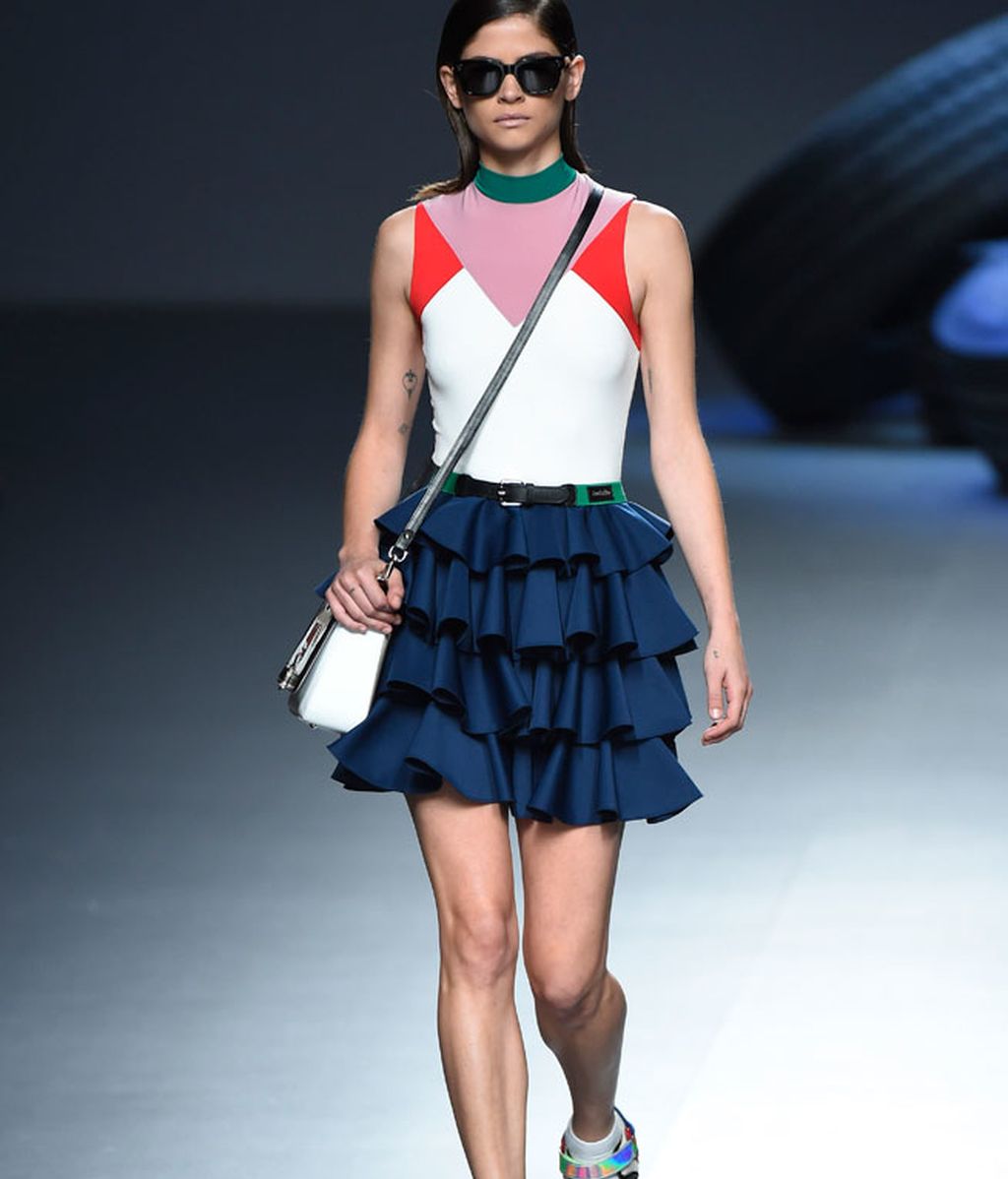 Bimba abrió y cerró el desfile del malagueño