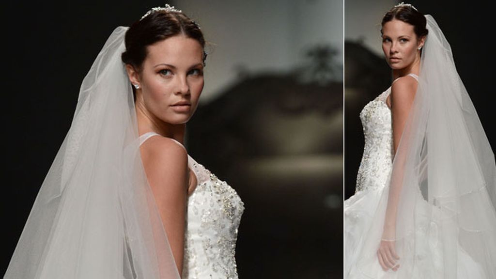 Raquel Jiménez, estrella del desfile St Patrick de Pronovias