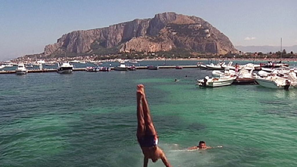 Vista de la isla de Sicilia