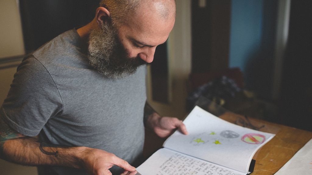 Kai creó el primer dibujó para su padre cuando tenía 4 años