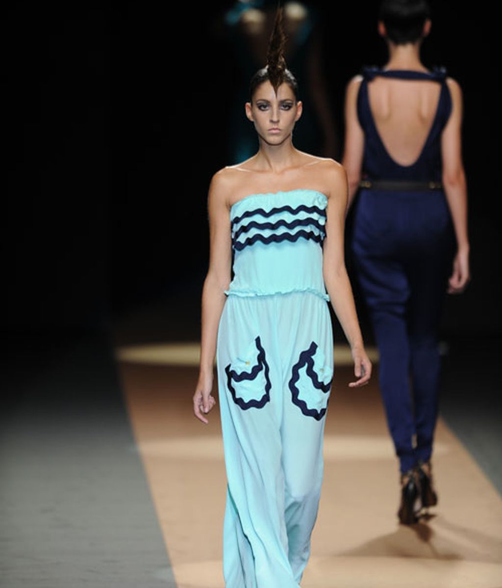 Miguel Palacio llena la pasarela de crestas