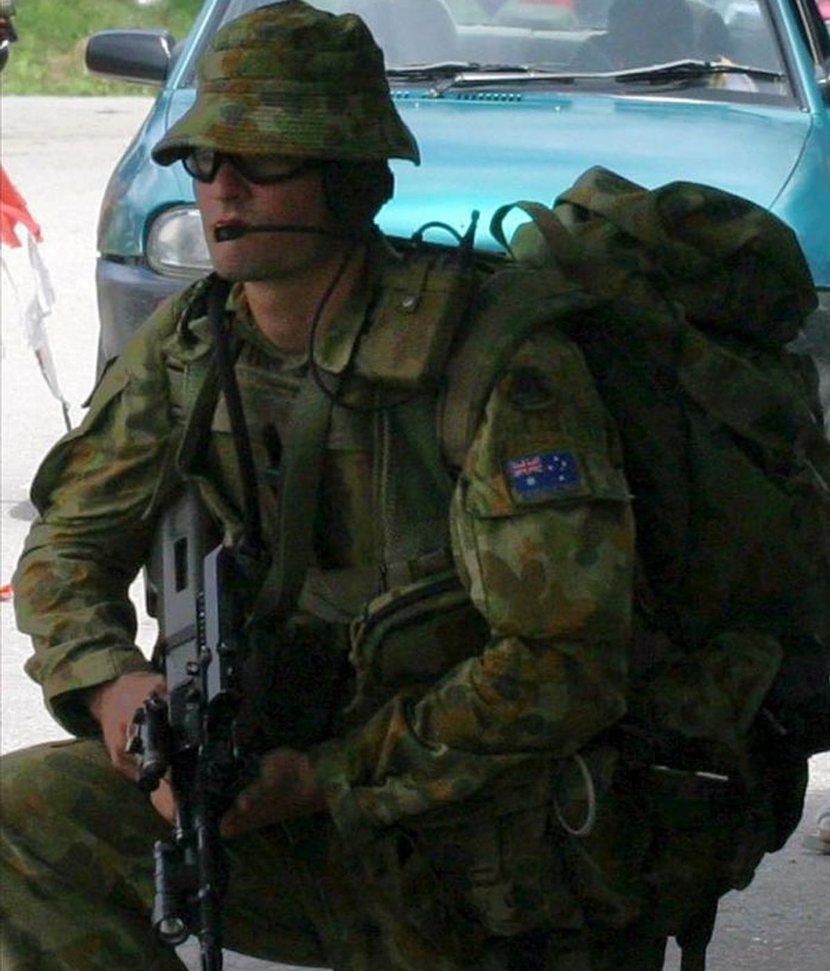 Imagen de un soldado australiano. EFE/Archivo Imagen de un soldado australiano. EFE/Archivo