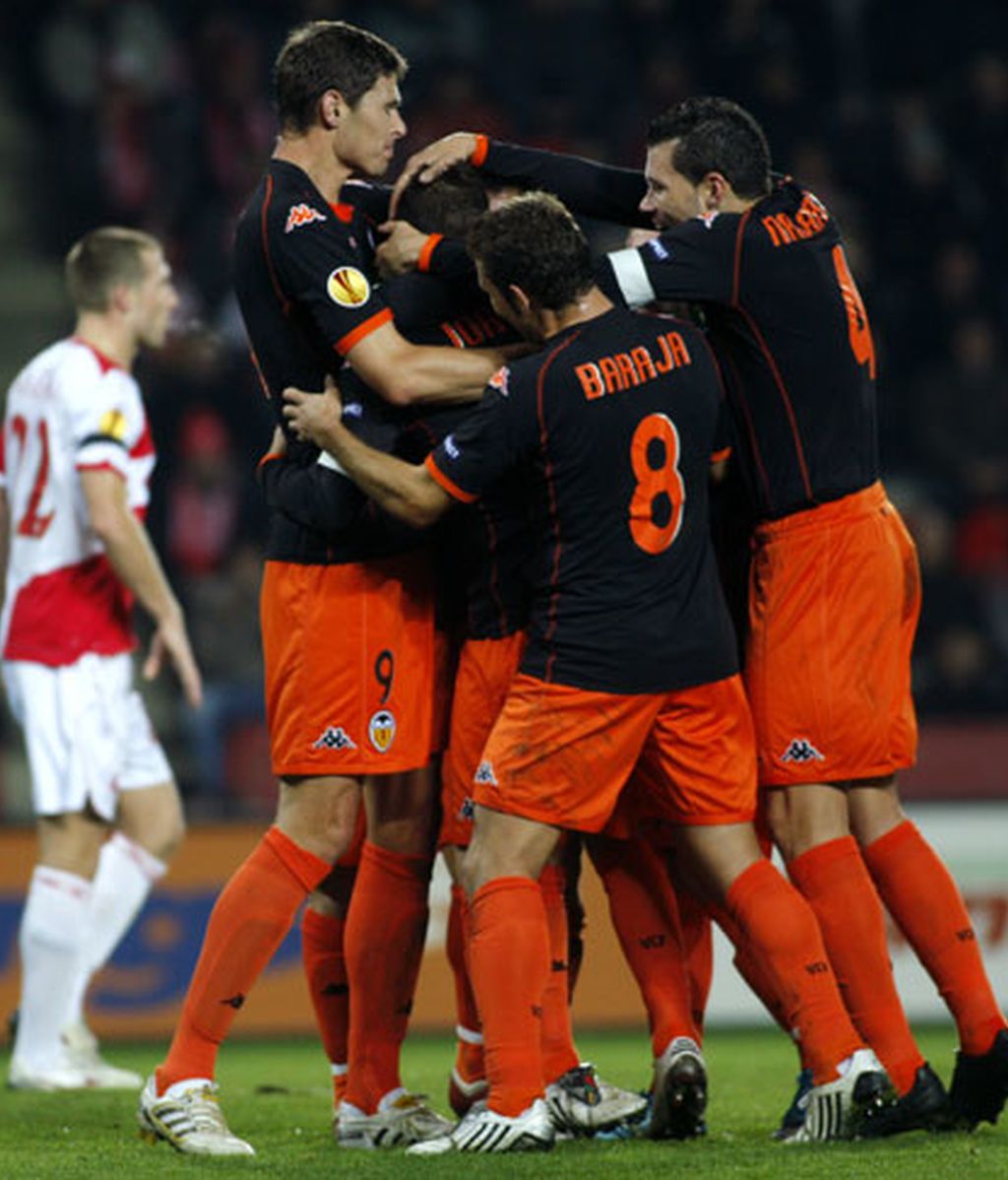 Slavia de Praga-Valencia, en imágenes