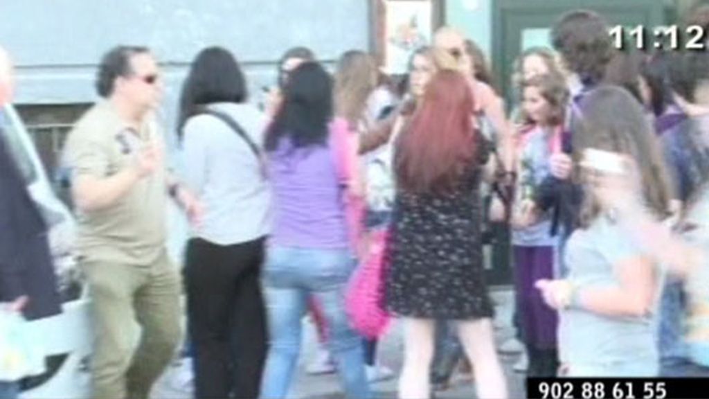 Belén, asediada por las fans de Justin Bieber antes de su concierto en Madrid