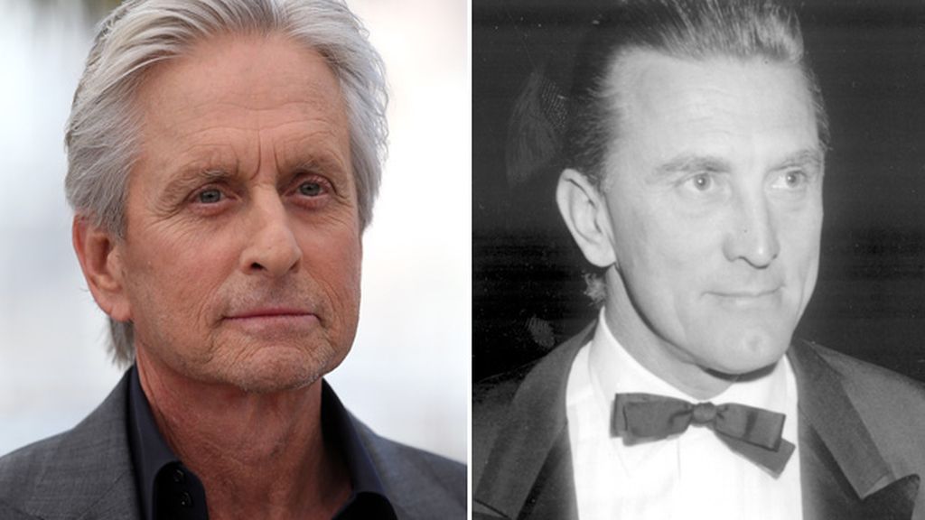 Michael Douglas y su padre Kirk Douglas