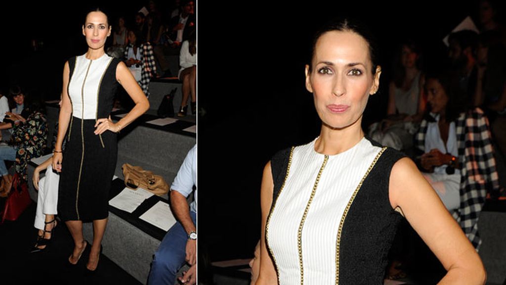 Lola Marcelli en el desfile de Alvarno