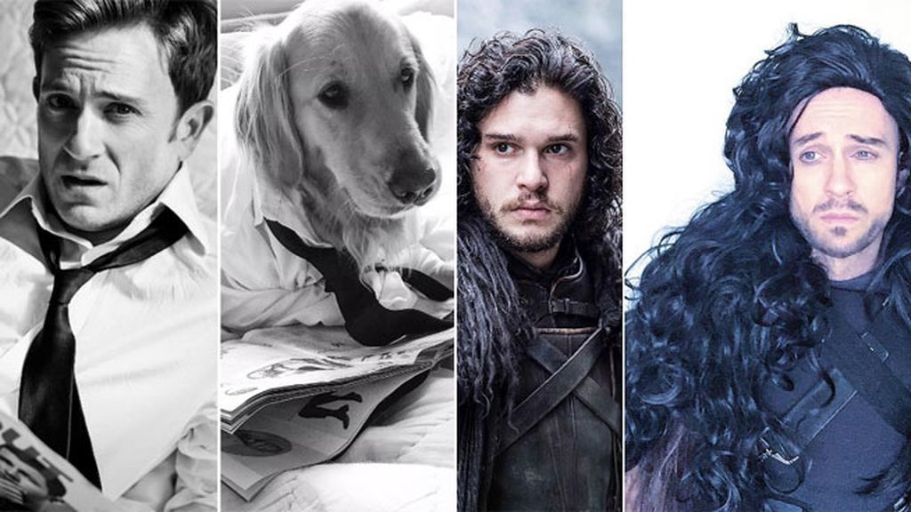 Sabe más que John Snow, tanto como para transformarse en un perro con corbata