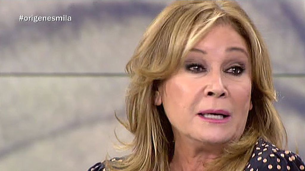 La colaboradora nos mostraba sus orígenes y recordaba a sus padres