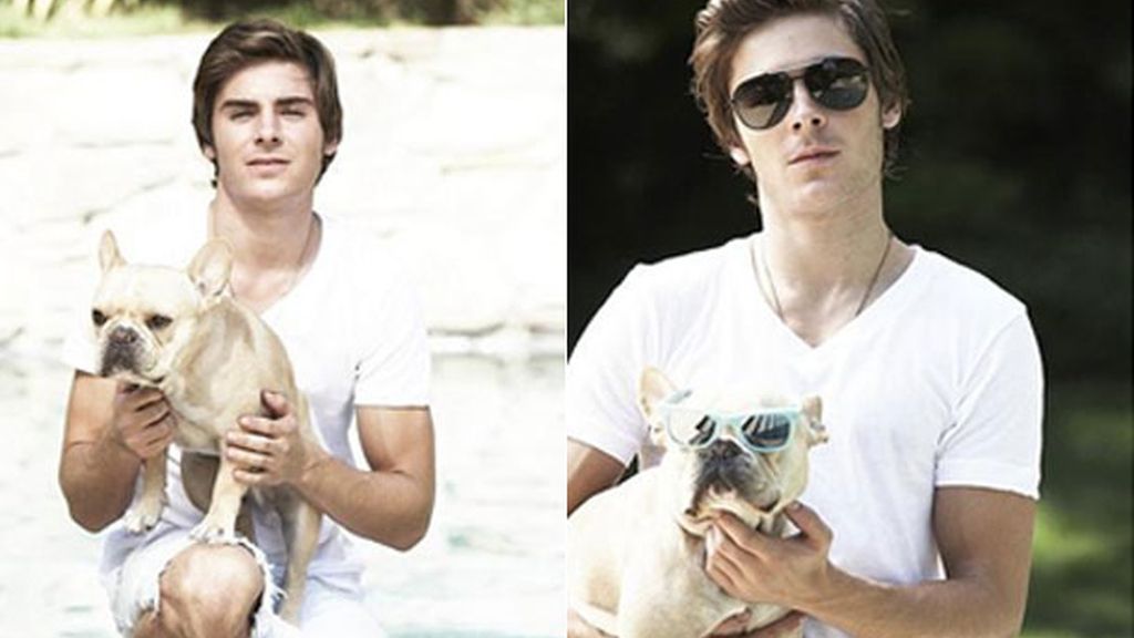 Zac Efron y Rocky, igual de chulos