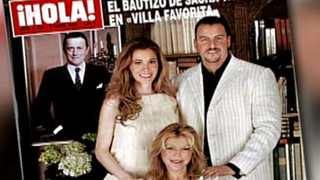 El bautizo de Sacha Thyssen