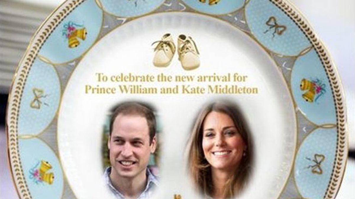 Souvenirs reales para celebrar el nacimiento del hijo de los duques de Cambridge
