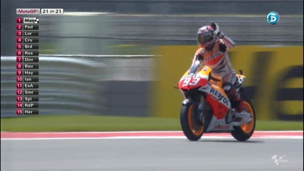Marc Márquez entra en la historia de MotoGP