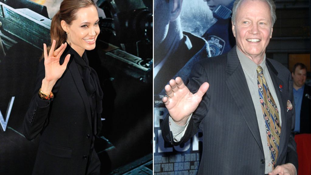 Angelina Jolie y su padre, Jon Voight