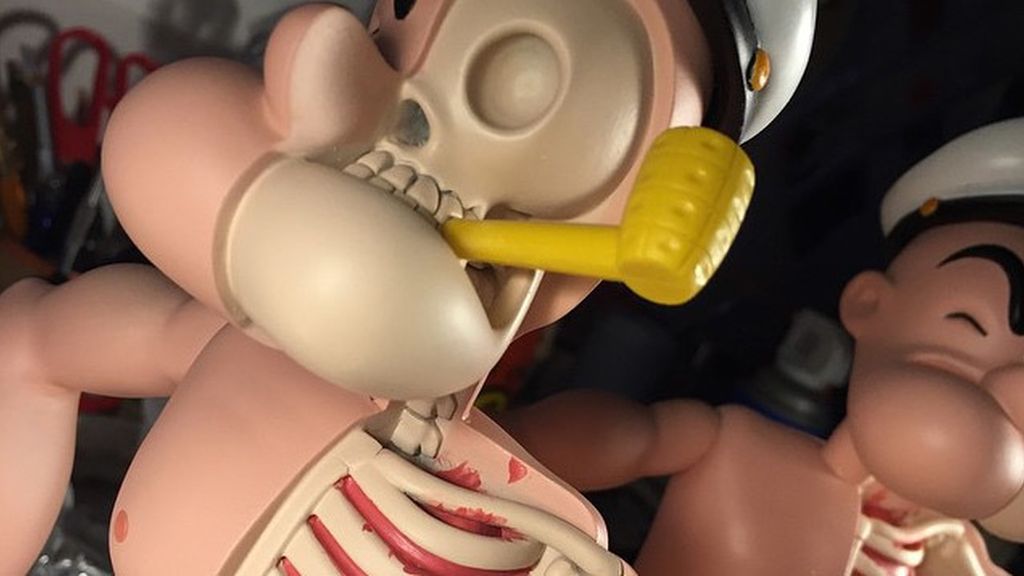 Así sería el interior de Popeye el marino si fuese de carne y hueso