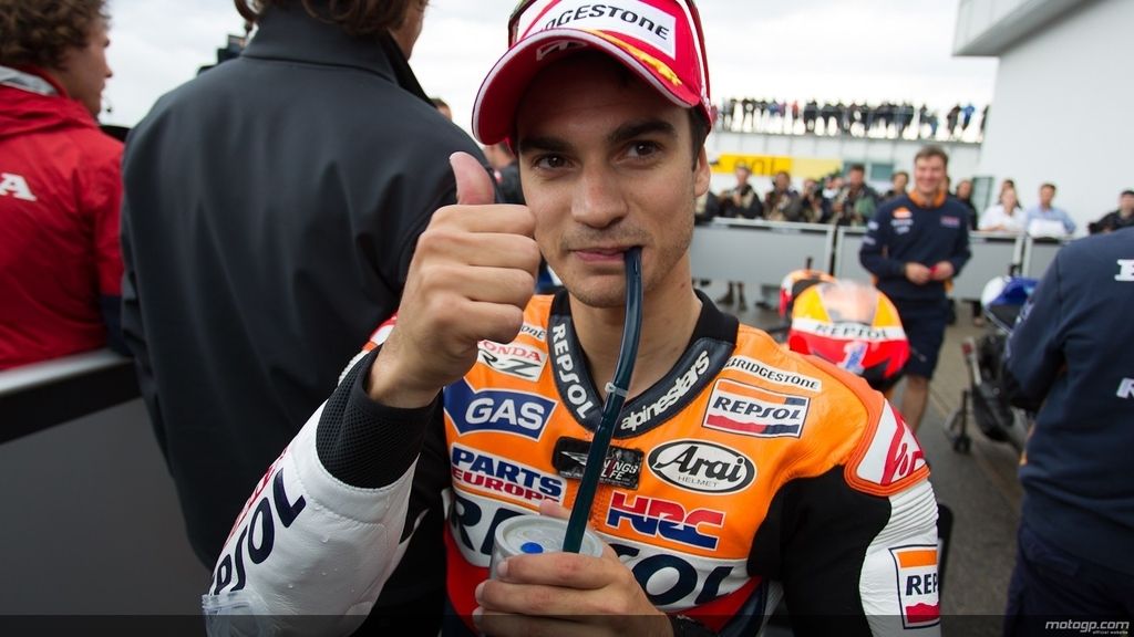 Dani Pedrosa contento con su tercer puesto en la QP de Sachsenring