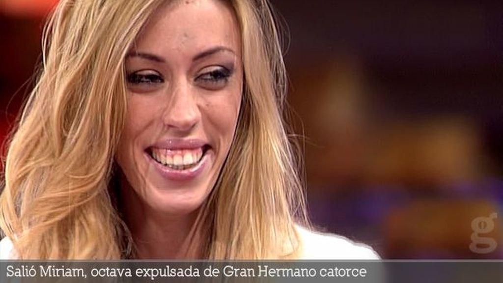 Salió Miriam, octava expulsada de Gran Hermano catorce