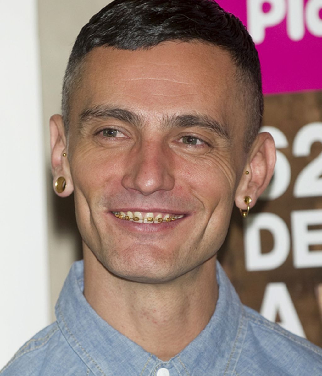 El diseñador David Delfin, durante la presentación del DVD del film 'Cisne Negro'