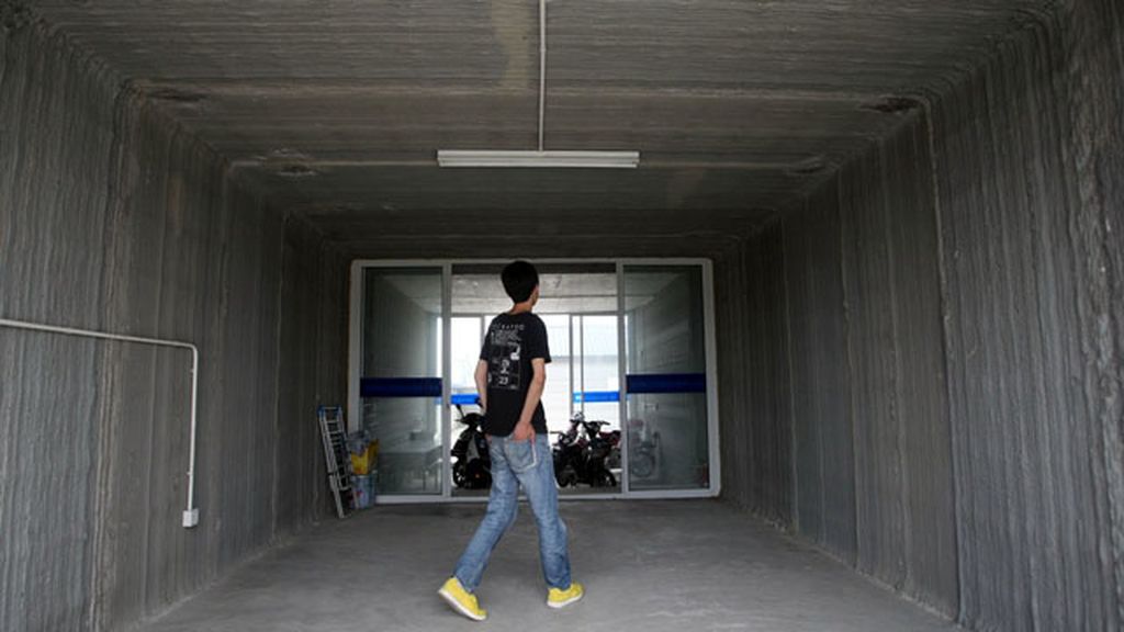 Una empresa china construye casas con un impresora 3D
