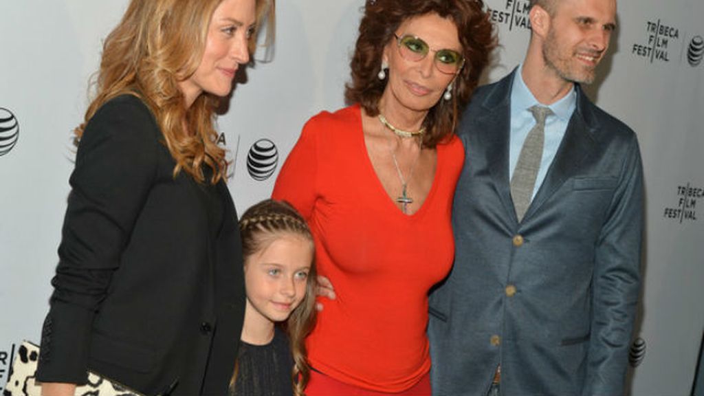 Sofia Loren y su nieta Lucía, la niña de sus ojos