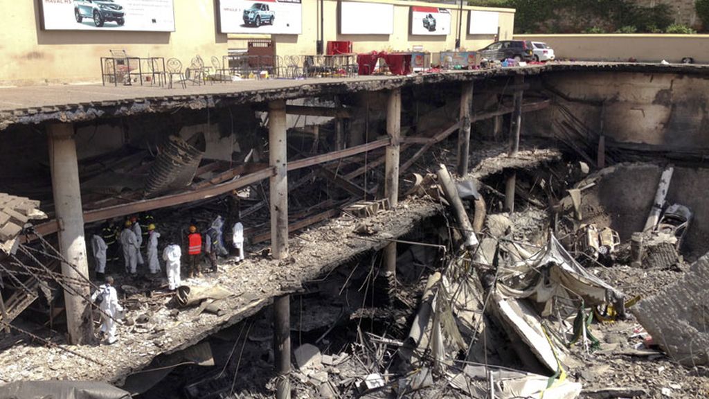 Así quedó el centro comercial de Nairobi tras el ataque terrorista