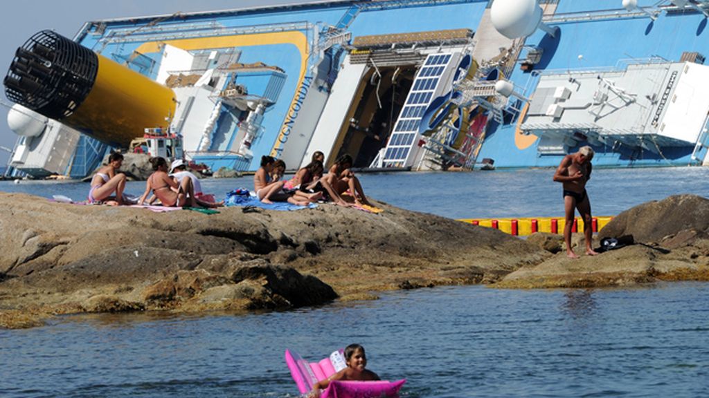 De vacaciones junto al Costa Concordia