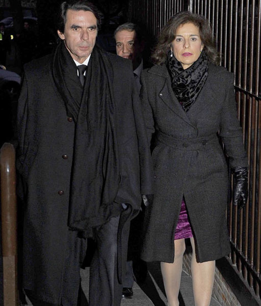 José María Aznar junto a Ana Botella