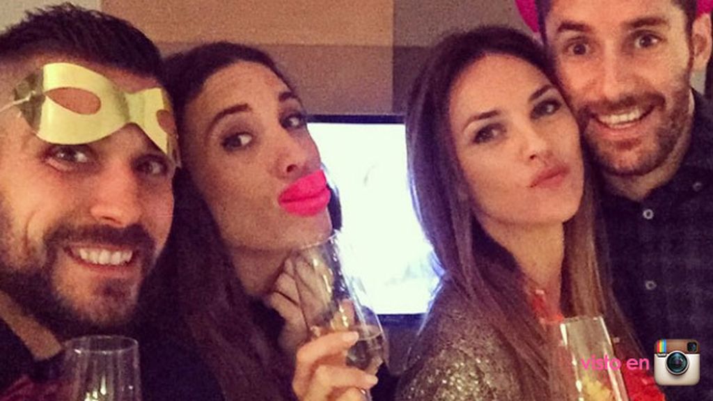 Helen Lindes y Rudy Fernández celebraron la noche con amigos