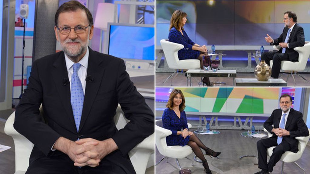 La entrevista a Mariano Rajoy, foto a foto