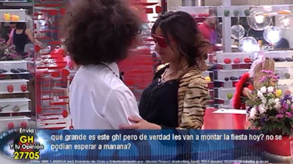 Miriam, desatada en su despedida de soltera