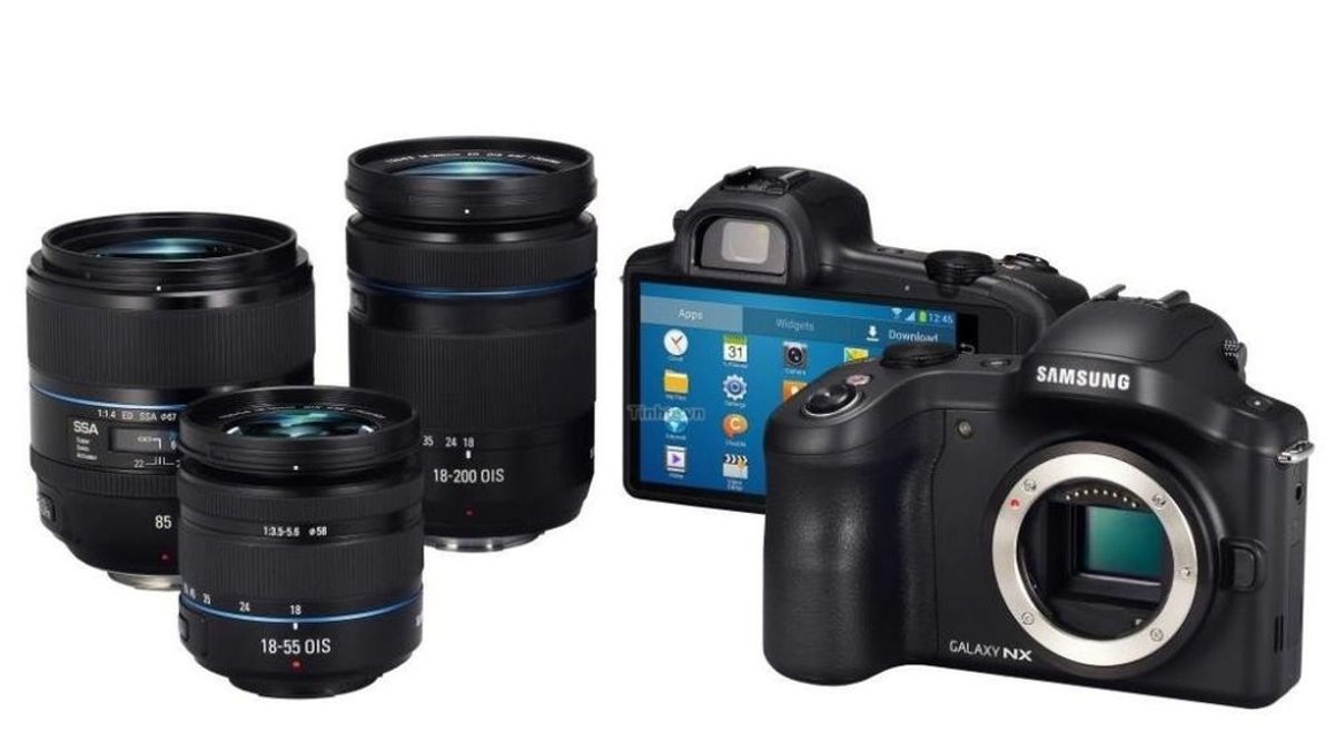 Samsung Galaxy NX,cámara fotográfica,objetivos intercambiables,Android