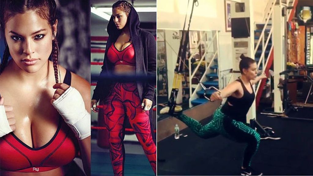 Es aficionada al 'fitness' y al boxeo