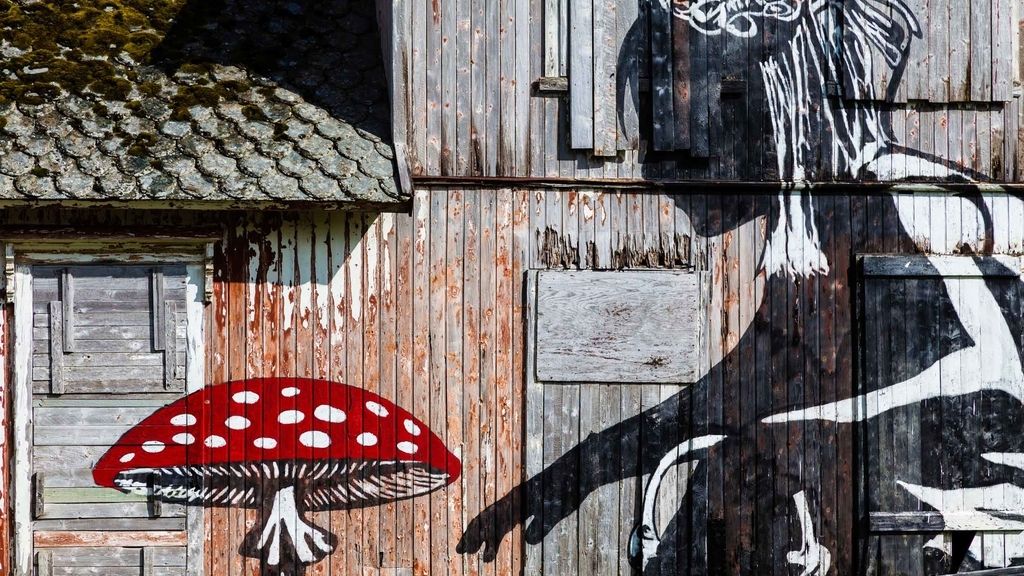 Arte callejero abandonado