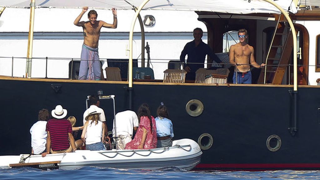 La familia Casiraghi ha disfrutado navegando en el yate familiar