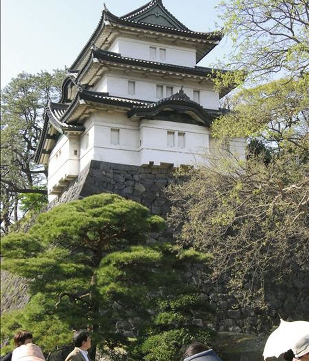 Cientos de personas se acercaron hoy al Palacio Imperial de Tokio para felicitar por escrito al emperador Akihito y la emperatriz Michiko en el cincuenta aniversario de su boda, recordada como "el evento del siglo" en Japón. EFE