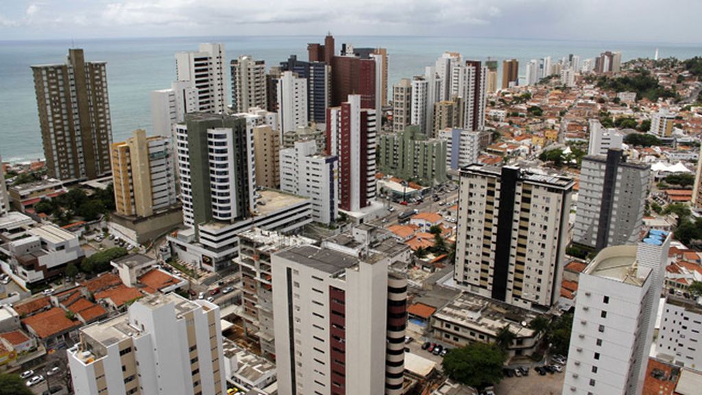 Vista aérea del skyline de Natal