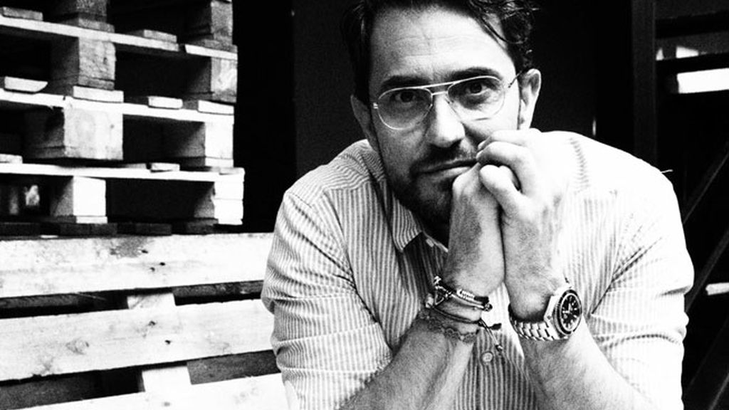 Máxim Huerta, en blanco y negro