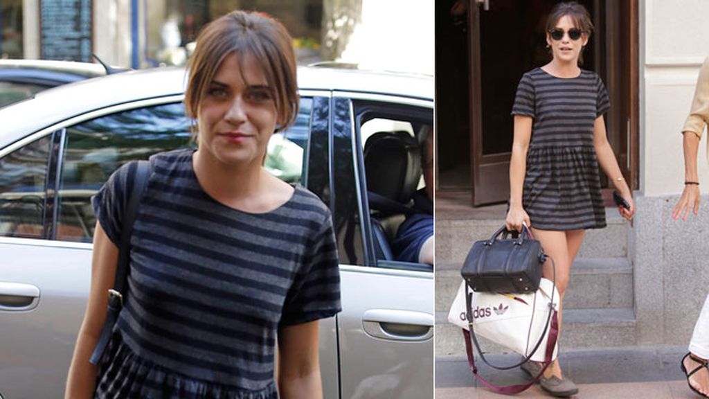 Eligieron un look casual y por ahora, ni rastro de la tripa de Amaia