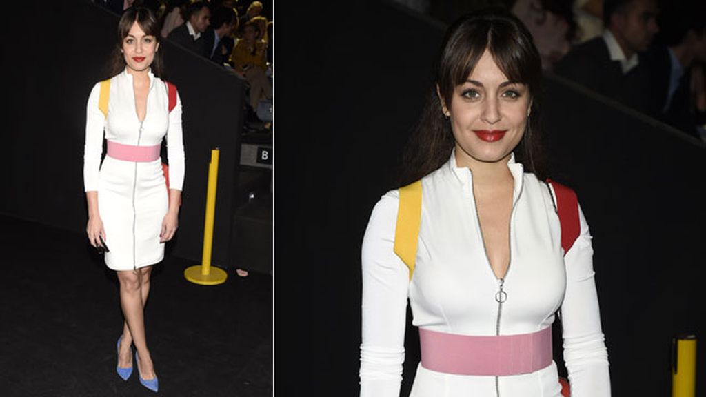 Pelayo, Alaska y Mario o Hiba Abouk: súper reunión vip en el desfile de DavidDelfín