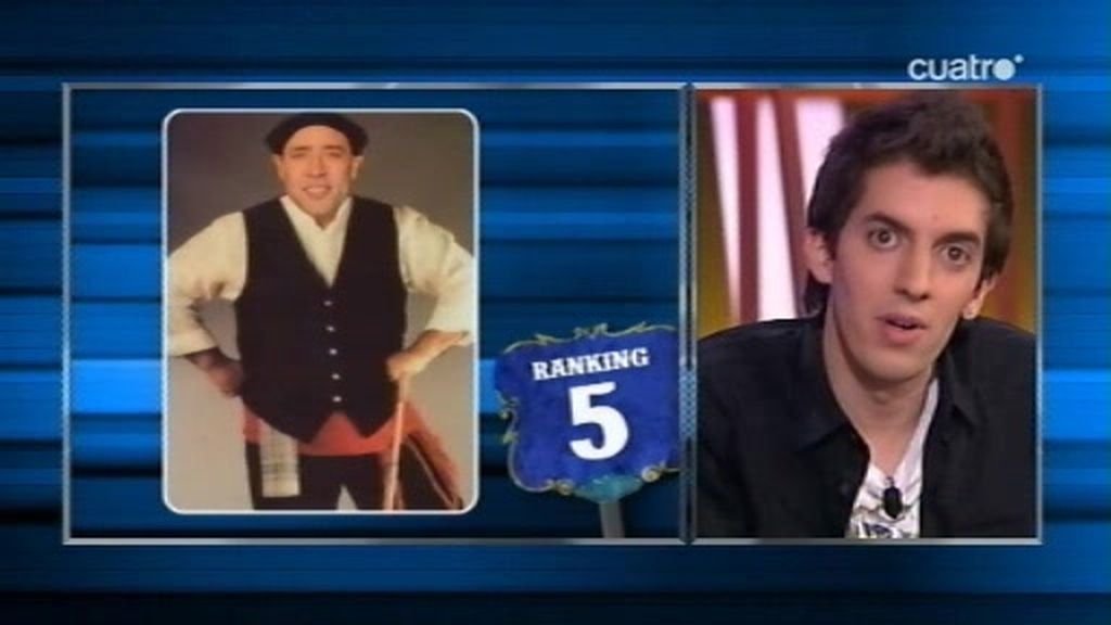 Ranking mix de famosos por David Broncano