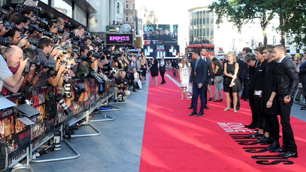 One Direction en el estreno de "This is Us"