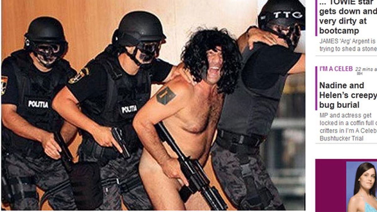 jefe de policía desnudo  Rumanía