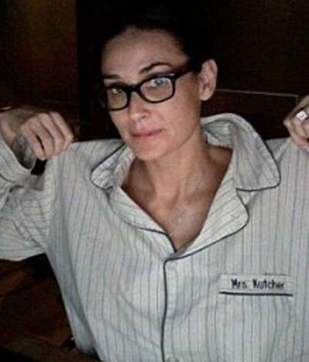 Las fotos de Demi Moore en Twitter