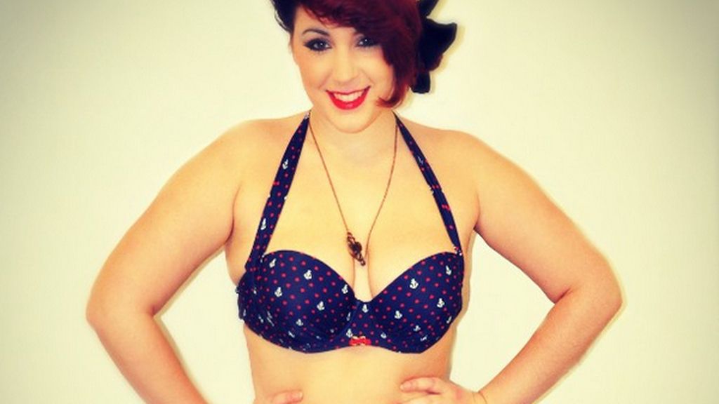 La mujer que engordó para ser modelo