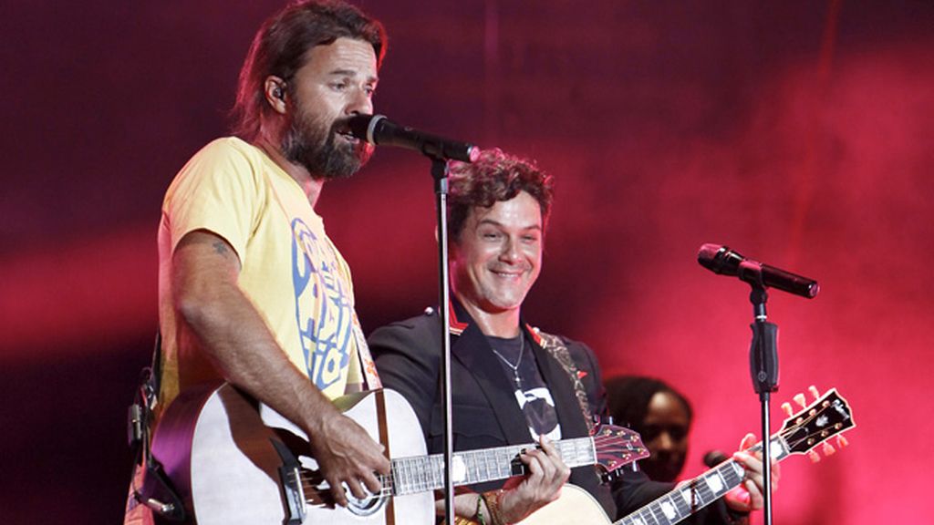 Avalancha de famosos en el concierto de Alejandro Sanz